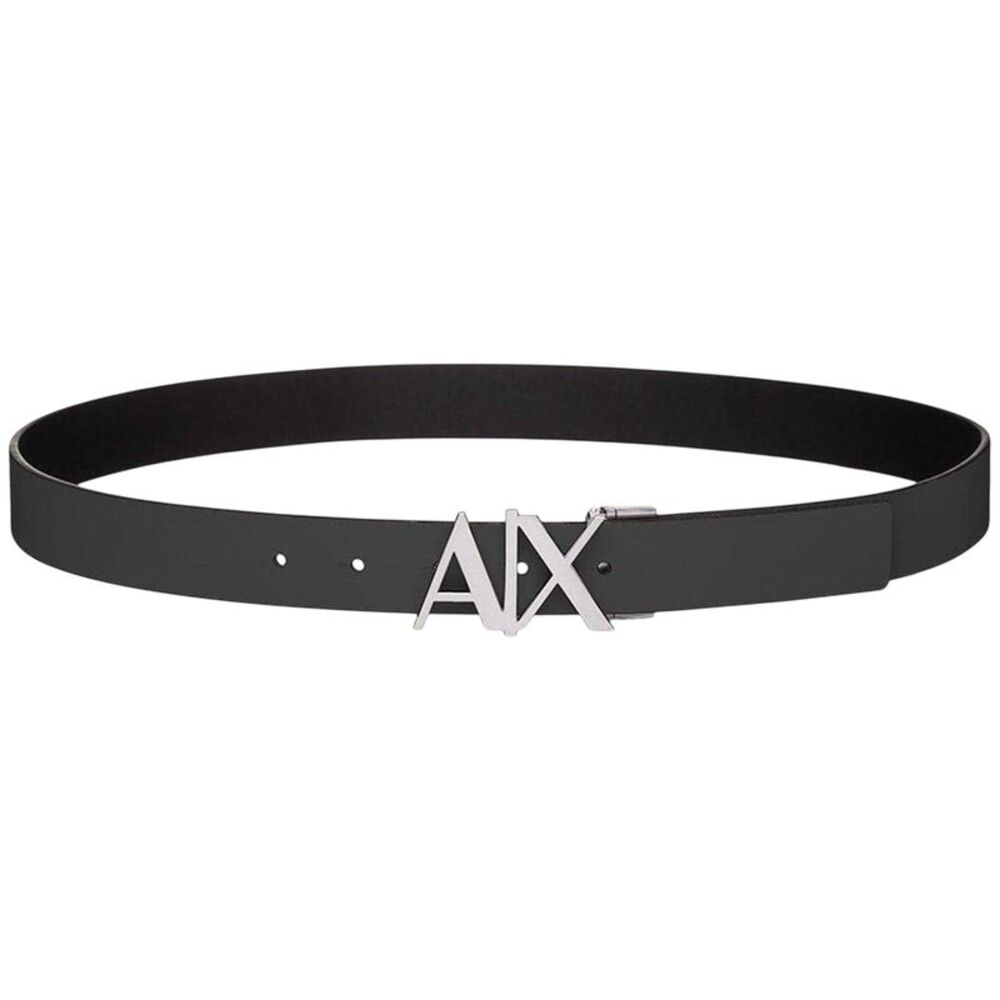 Armani Exchange Mens AX Belt / Black